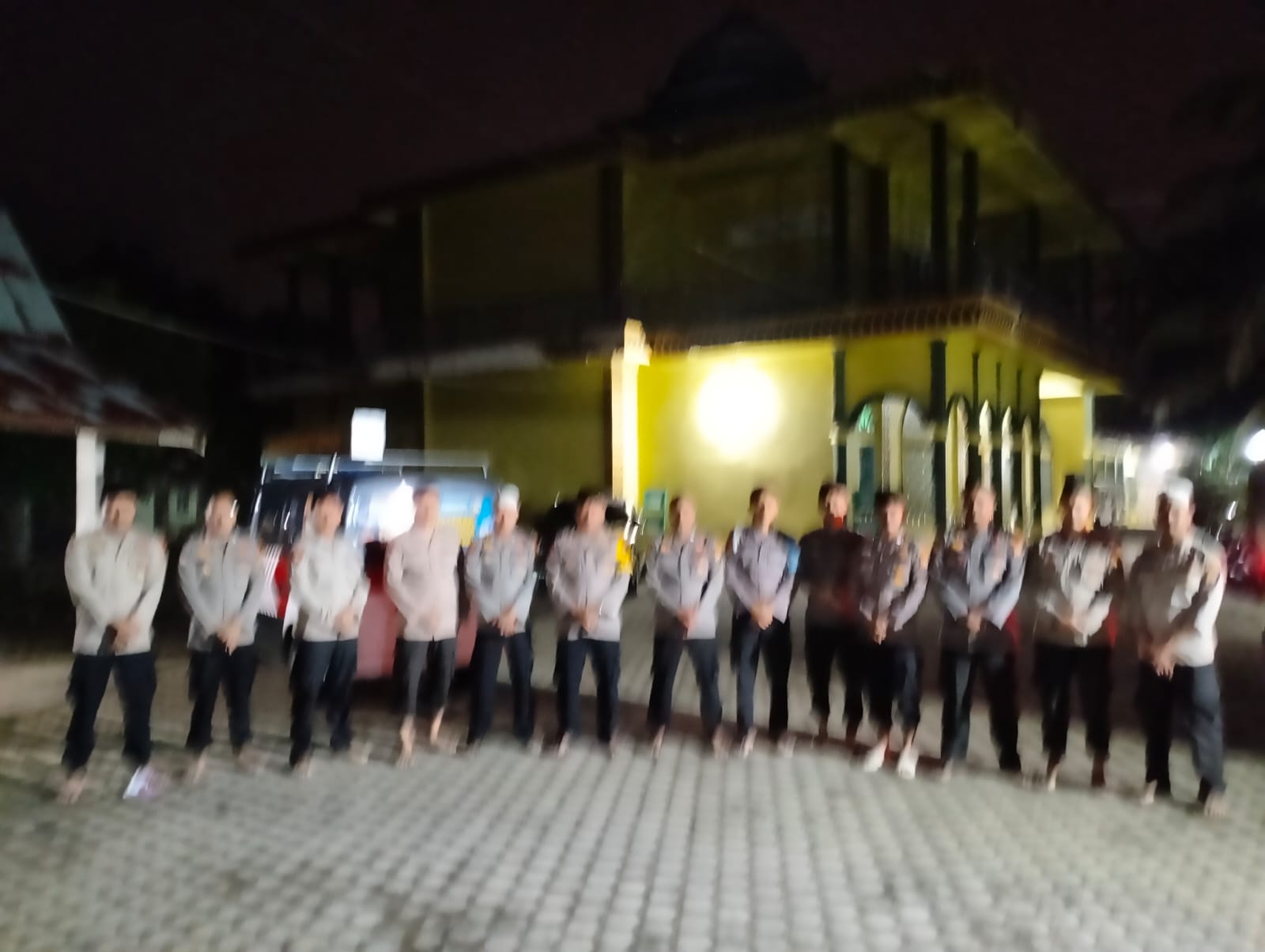 Polres Kuansing Gelar Subuh Berjamaah Polres Kuansing Dalam Rangka Cooling System Pemilu Damai 2024